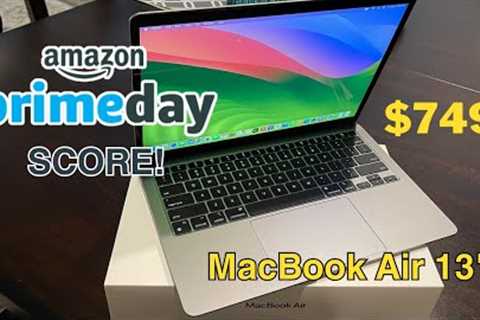 🎉 Amazon Prime Day Delight: Unboxing Apple MacBook Air 13-inch with M1! 🎉