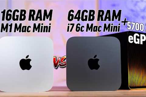 M1 Mac Mini vs Intel i7 Mac Mini + eGPU for Pro Apps!