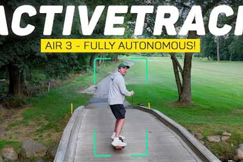 DJI Air 3 FULL ActiveTrack Flight - Fully Autonomous!