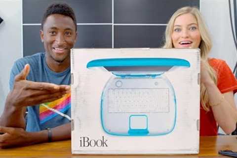 Unboxing a SEALED iBook G3 with MKBHD!