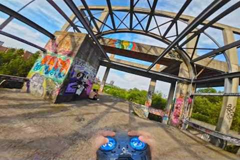 Uncut FPV Freestyle | Shredding this Abandoned Train Station🚂💣