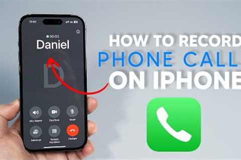 (NEW) How to Record Phone Calls on iPhone!!