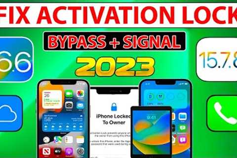 😍 Fix iCloud Bypass iPhone/iPad with Sim/Signal on iOS 16.6/15.7.8 iCloud Activation Lock to owner