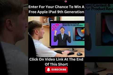 WIN an Apple iPad 9 (Click on Link in Description) #shorts #apple #ipad #contest