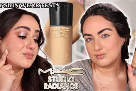 NEW MAC STUDIO RADIANCE FOUNDATION REVIEW + WEAR TEST! *Dry Skin Test*