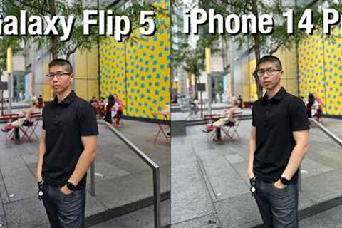 Samsung Galaxy Z Flip 5 vs iPhone 14 Pro Camera Comparison