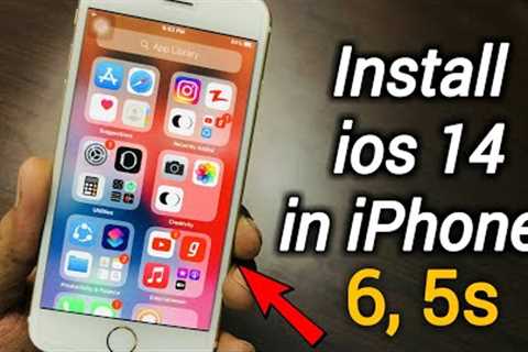 How to Update iPhone 6 on ios 14 || How to Install ios 14 Update on  iphone 6 and 5s🔥🔥||