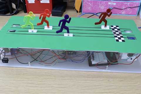 Build your own human horse race arcade game using Arduino and Strava