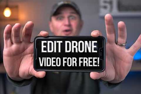 Editing Drone Footage for Beginners - The Free Way! (DJI Fly)