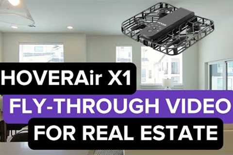 The Future of Real Estate Video: HOVER Air X1 Indoor and Outdoor Drone Fly-through Videos