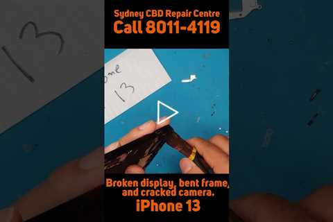 Someone tried to end this iPhone so bad [IPHONE 13] | Sydney CBD Repair Centre #shorts