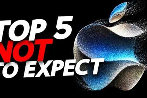 Apple September Event - 5 Things You Can''t Expect!