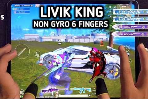 LIVIK KING 🤴- IPAD PRO 12.9 | 90 FPS 6-FINGERS CLAW PUBG HANDCAM