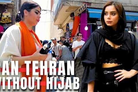 Iran Tehran Real 2023 Without Hijab Restrictions Revolution Anniversary Walking Tour| 4k 60fps