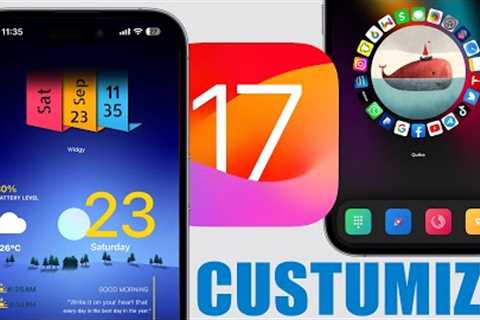 iOS 17 - CUSTOMIZE The New Lock Screen & Home Screen !