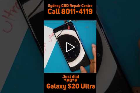 A very useful diagnostic tool for [SAMSUNG GALAXY S20 ULTRA] | Sydney CBD Repair Centre #shorts