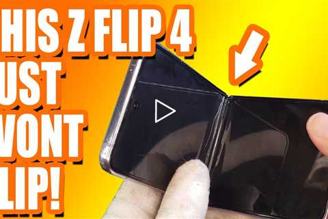 IT WON'T CLOSE! Samsung Galaxy Z Flip 4 Screen Replacement | Sydney CBD Repair Centre