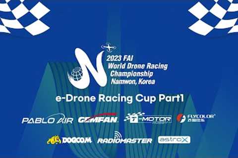 2023 FAI WORLD DRONE RACING CHAMPIONSHIP - e-Drone Racing Cup Part1 - 2023.10.06