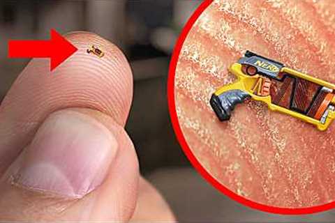 World’s Smallest Nerf Gun Shoots an Ant