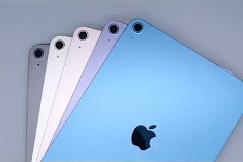 iPad Air M1 All Colors: Purple, Blue, Pink, Starlight & Gray Comparison