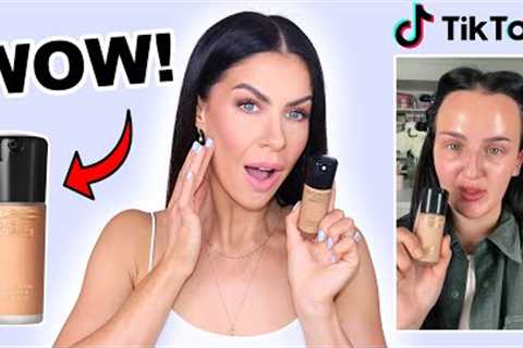 TESTING THE VIRAL NEW MAC FOUNDATION! MAC Studio Radiance Foundation Review + Wear Test!