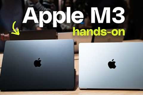 Hands-on with Apple’s new M3 lineup