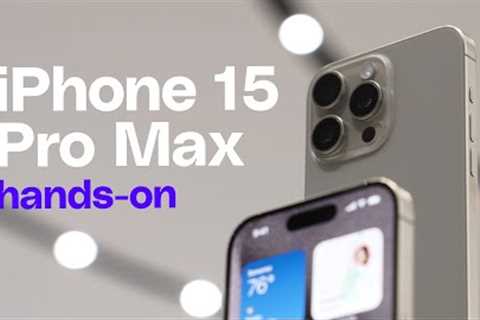 iPhone 15 Pro Max: titanium, Action Button, and USB-C