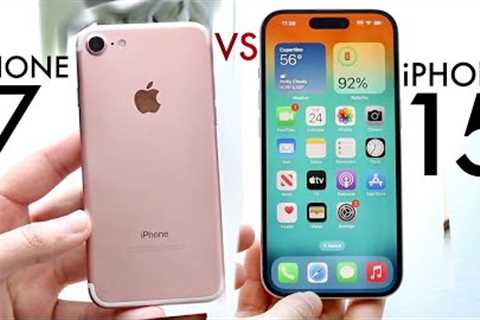 iPhone 15 Vs iPhone 7! (Comparison) (Review)