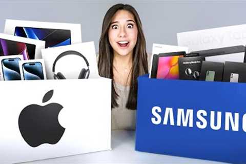 I Bought APPLE vs SAMSUNG Mystery Boxes