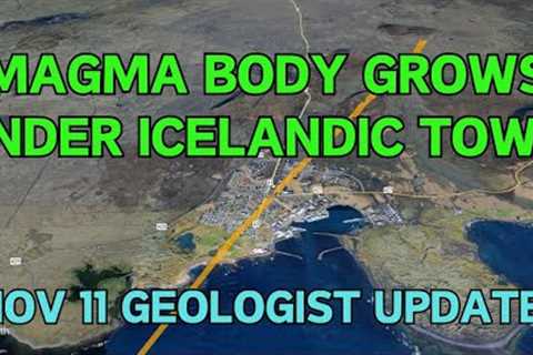 Magma Body GROWS Beneath Evacuated Icelandic Town: Geologic Review