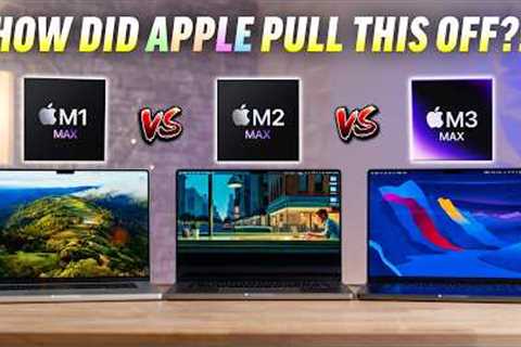 M3 Max 16” MacBook Pro vs M2 Max & M1 Max - HOLY MOLY..