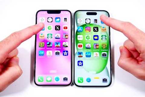 iPhone 13 vs iPhone 15