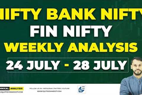 NIFTY & BANK NIFTY WEEKLY ANALYSIS|24 JULY-28JULY | NIFTY PREDICTION WEEKLY|FINNIFTY WEEKLY..