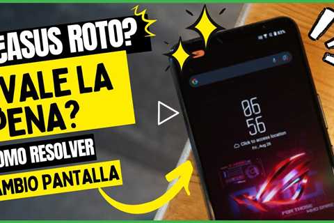 Cómo cambiar la pantalla frontal del Asus rog Phone 6