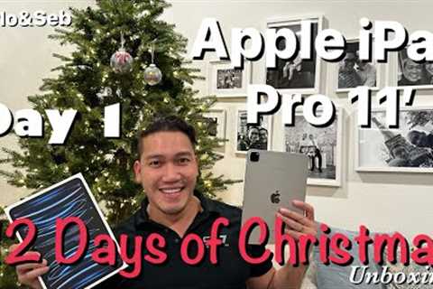 Day 1: 12 Days of Christmas Unboxing ￼- APPLE IPAD PRO and SETUP | Carlo&Seb