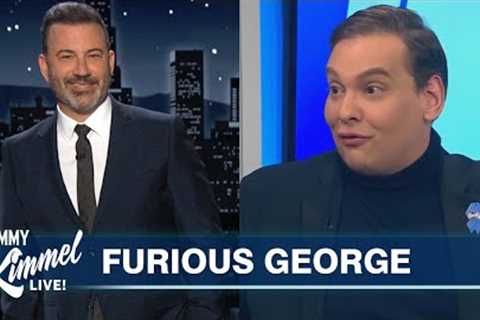 George Santos Demands $20,000 from Jimmy Kimmel, Trump Bails on Court & Clooney Christmas..