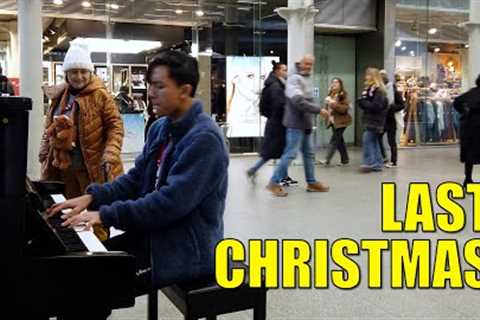 What The Security Guards Did When I Played Last Christmas at St Pancras | Cole Lam