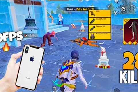 iPhone X Smooth + 60 FPS Gameplay 🔥 / IOS 16.7.4  Pubg Test ❤️