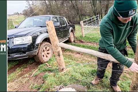 MOST EXPENSIVE CORNER OF THE FARM - Fencing, Gates and Tracks 🔨