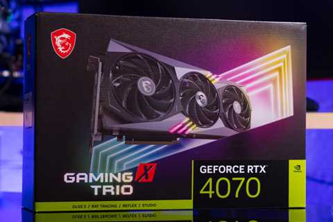 MSI GeForce RTX 4070 GAMING X TRIO 12G Review