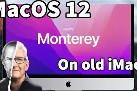 Live! Reaction - Installing MacOS Monterey Opencore old iMac 2009 2010 2011 from high sierra macbook