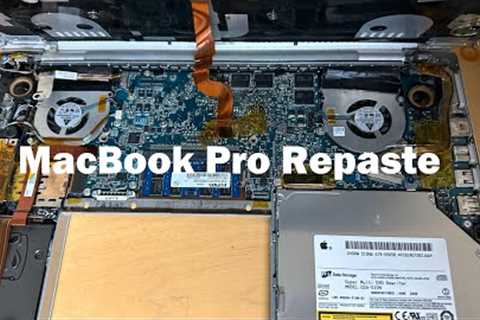 (LIVE) Tearing down my 2008 MacBook Pro to replace the thermal paste.