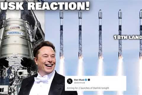 SpaceX just did something never done before...Musk Reaction!