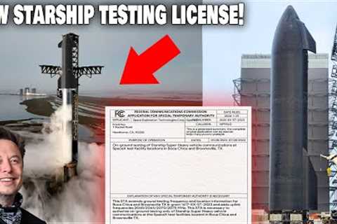 New Starship testing License! S28 & B10 to back Launch Pad for huge WDR. ...