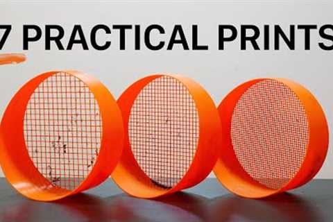 7 actually PRACTICAL 3D prints