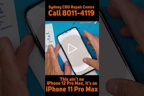 This is definitely a 12 Pro Max [IPHONE 11 PRO MAX] | Sydney CBD Repair Centre #shorts