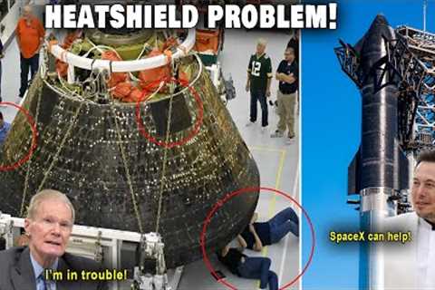 NASA Moon spacecraft is facing big problem with heat shield tiles! How can SpaceX help...