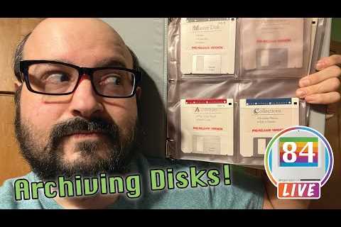 LIVE: Archiving Floppies and CDs! (Apple Visual Almanac)