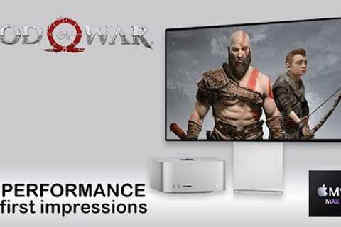 God Of War on Mac Studio - First Impressions