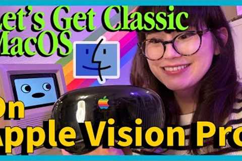 Classic Mac Emulator on Apple Vision Pro!